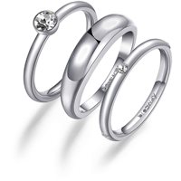 Anello Brosway Donna Symphonia in Acciaio Cristallo BYM95A - BYM95A